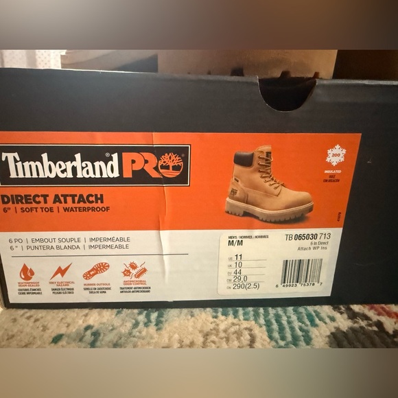 Men’s Timberland Pro Direct Attach Waterproof Soft Toe 6” - Picture 5 of 8